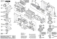Bosch 0 602 331 034 ---- flat head angle sander Spare Parts
